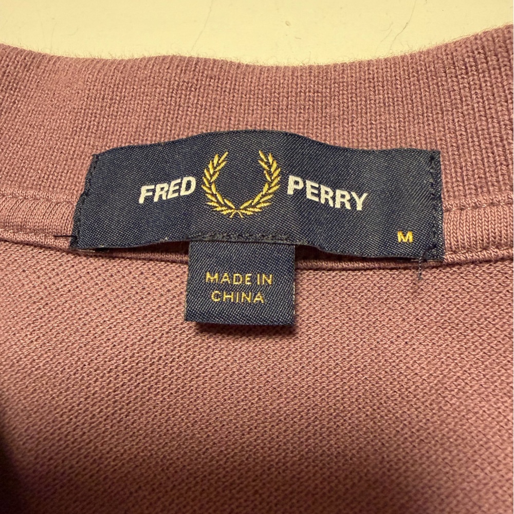 Fred Perry purple polo shirt - Picture 6 of 10